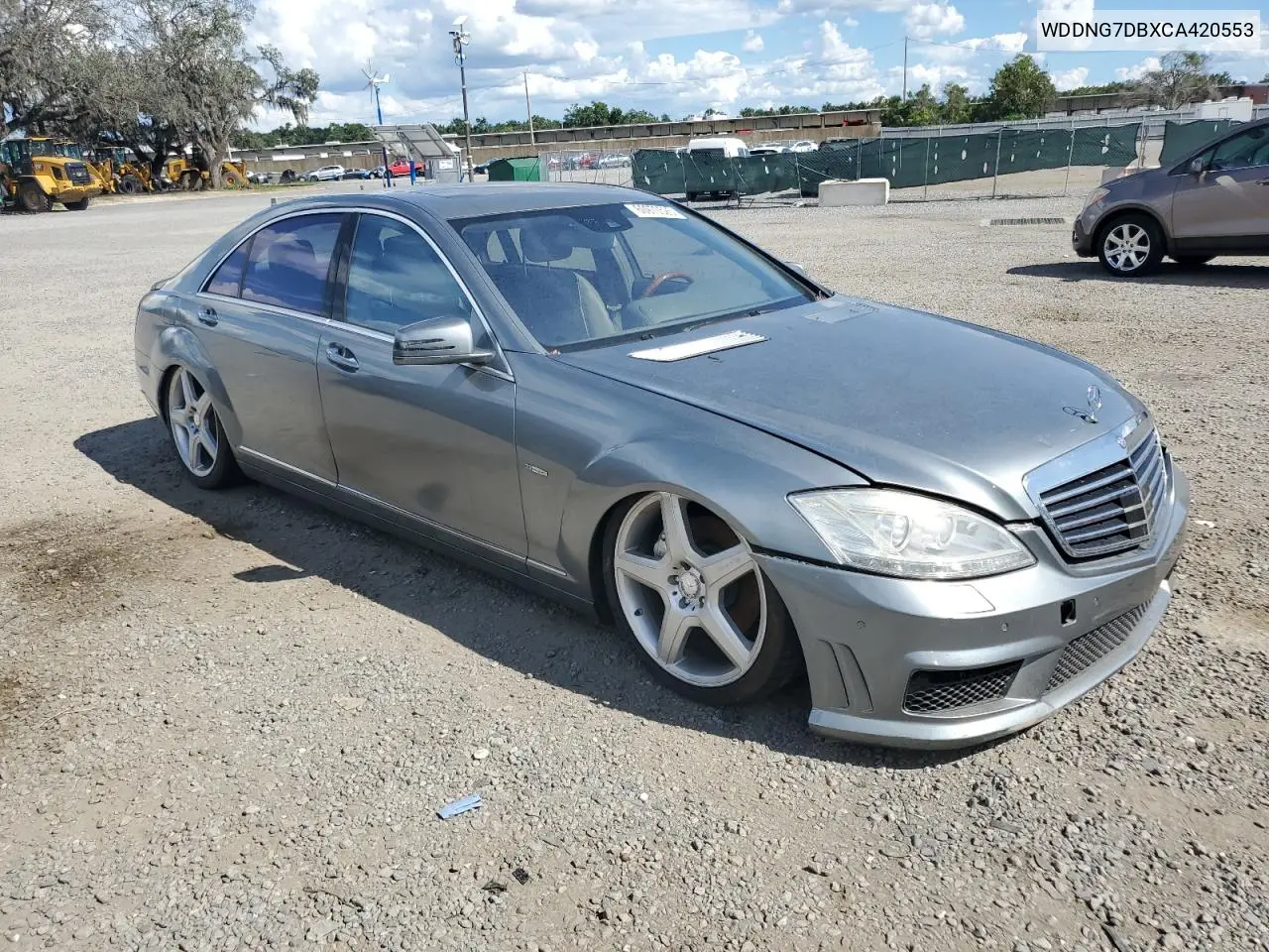 2012 Mercedes-Benz S 550 VIN: WDDNG7DBXCA420553 Lot: 60970525