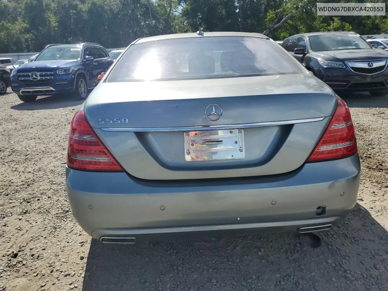 2012 Mercedes-Benz S 550 VIN: WDDNG7DBXCA420553 Lot: 60970525