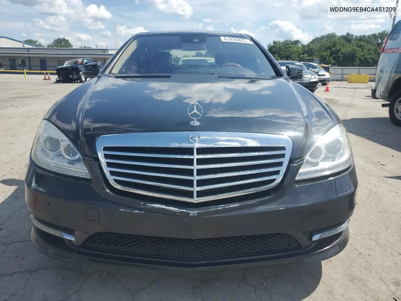 2012 Mercedes-Benz S 550 4Matic VIN: WDDNG9EB4CA451209 Lot: 61836825