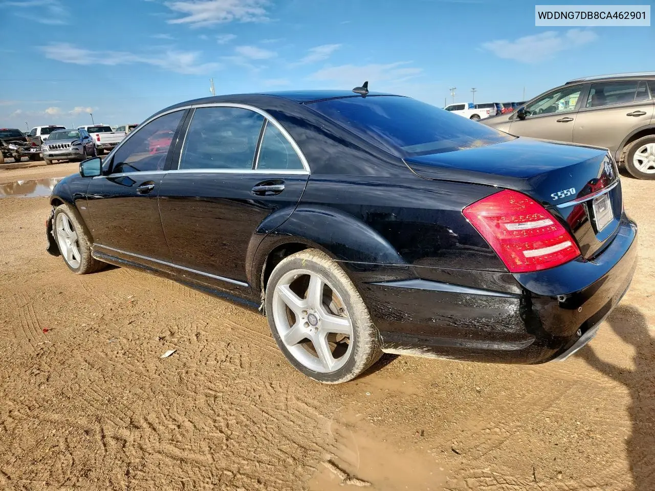 2012 Mercedes-Benz S 550 VIN: WDDNG7DB8CA462901 Lot: 62412205