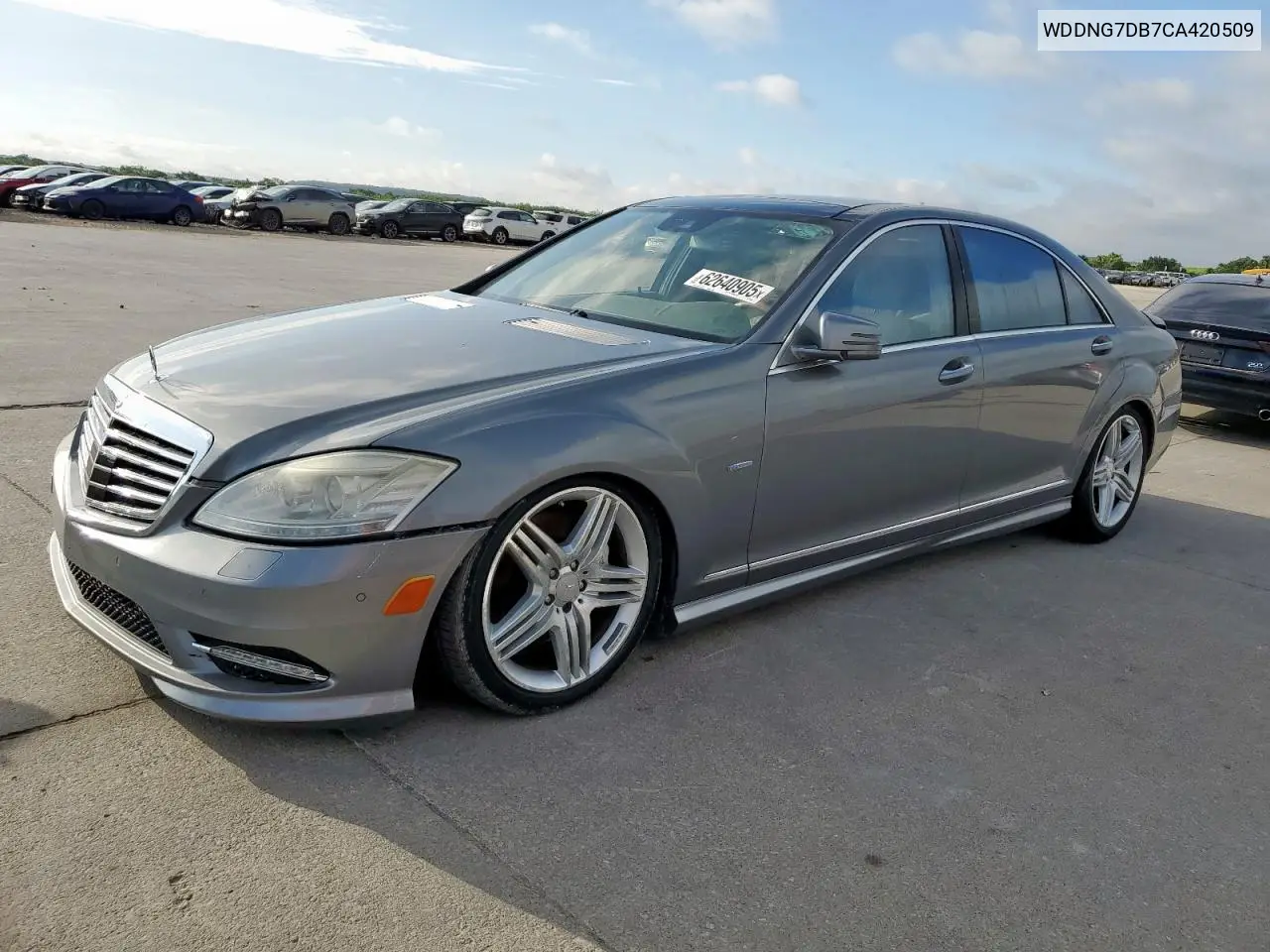 2012 Mercedes-Benz S 550 VIN: WDDNG7DB7CA420509 Lot: 62640905