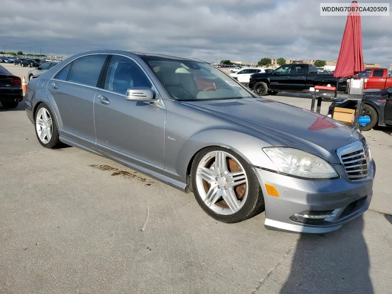 2012 Mercedes-Benz S 550 VIN: WDDNG7DB7CA420509 Lot: 62640905