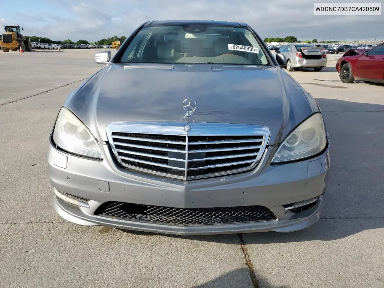 2012 Mercedes-Benz S 550 VIN: WDDNG7DB7CA420509 Lot: 62640905