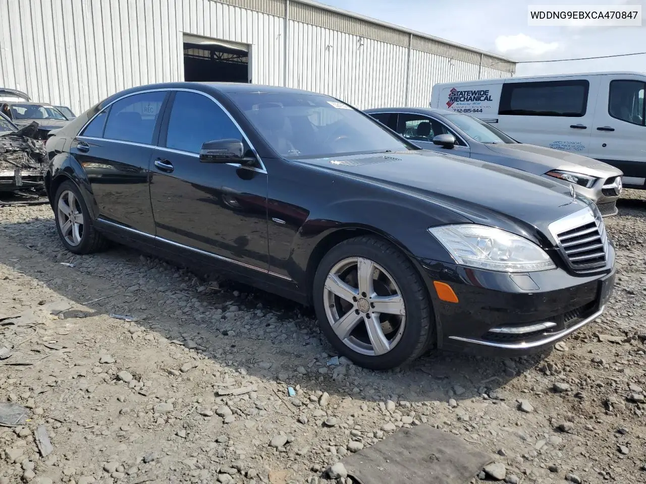2012 Mercedes-Benz S 550 4Matic VIN: WDDNG9EBXCA470847 Lot: 63843545