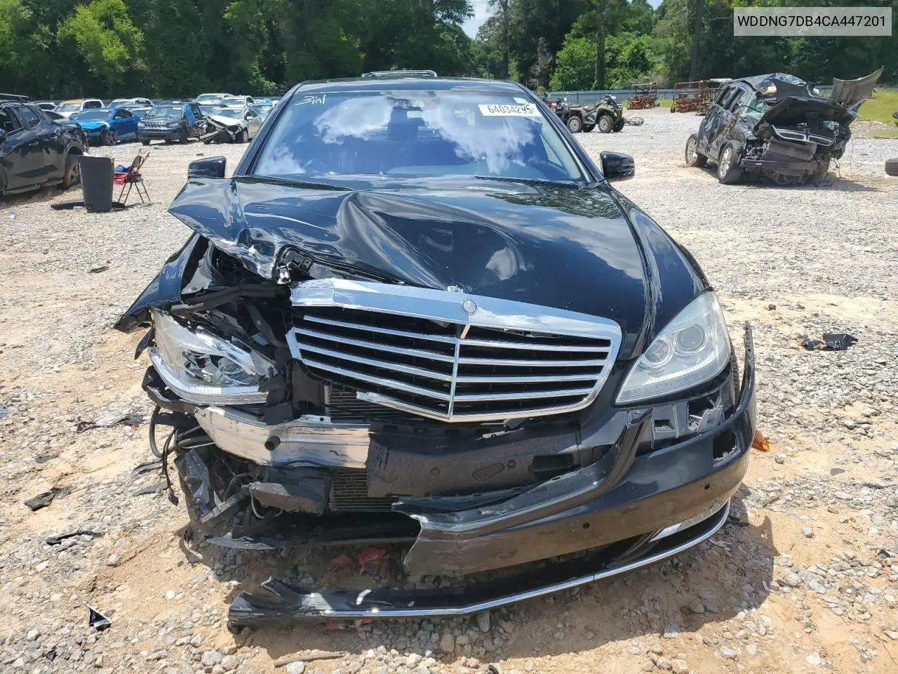 2012 Mercedes-Benz S 550 VIN: WDDNG7DB4CA447201 Lot: 64034295