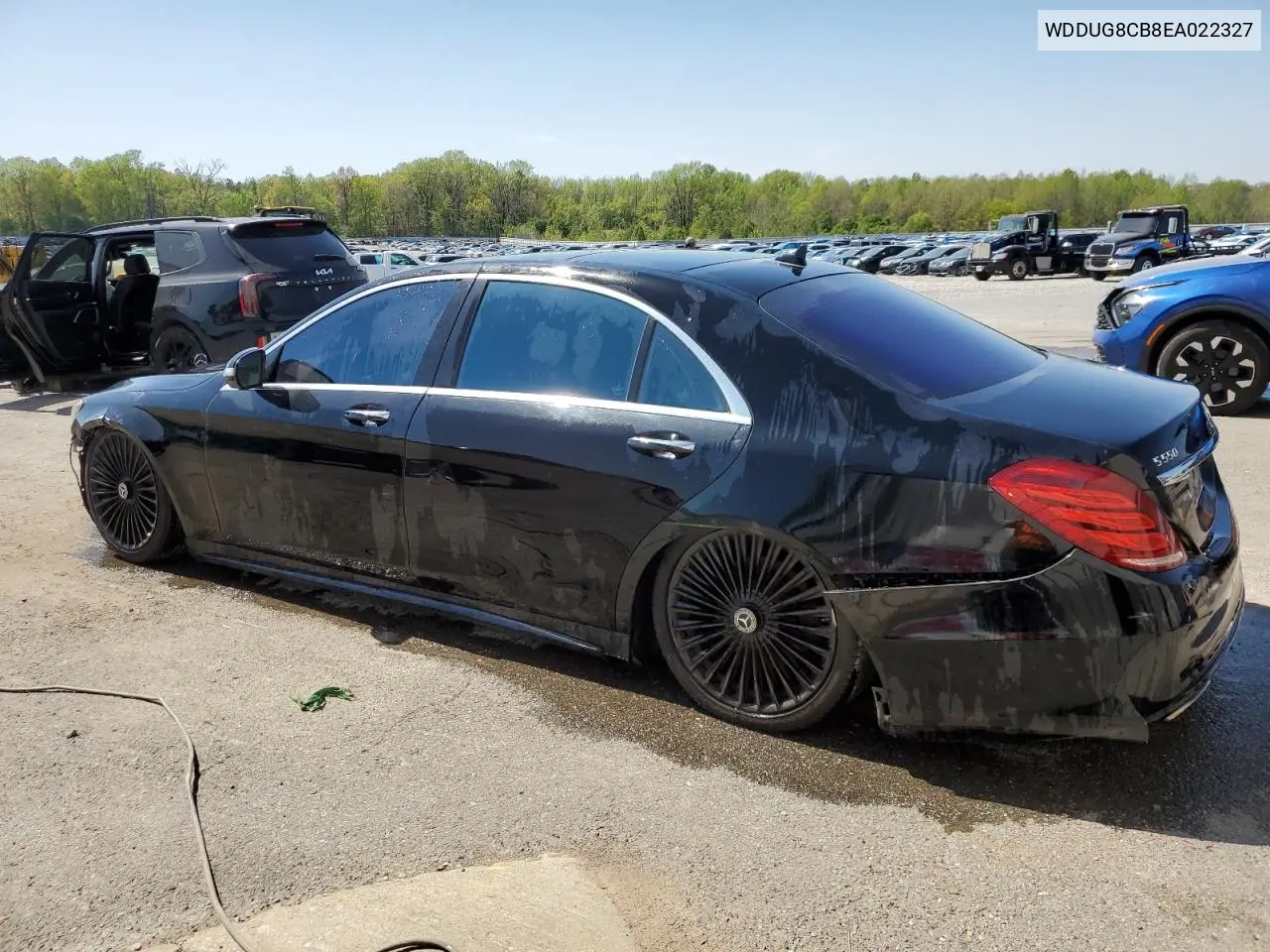 2014 Mercedes-Benz S 550 VIN: WDDUG8CB8EA022327 Lot: 52543235