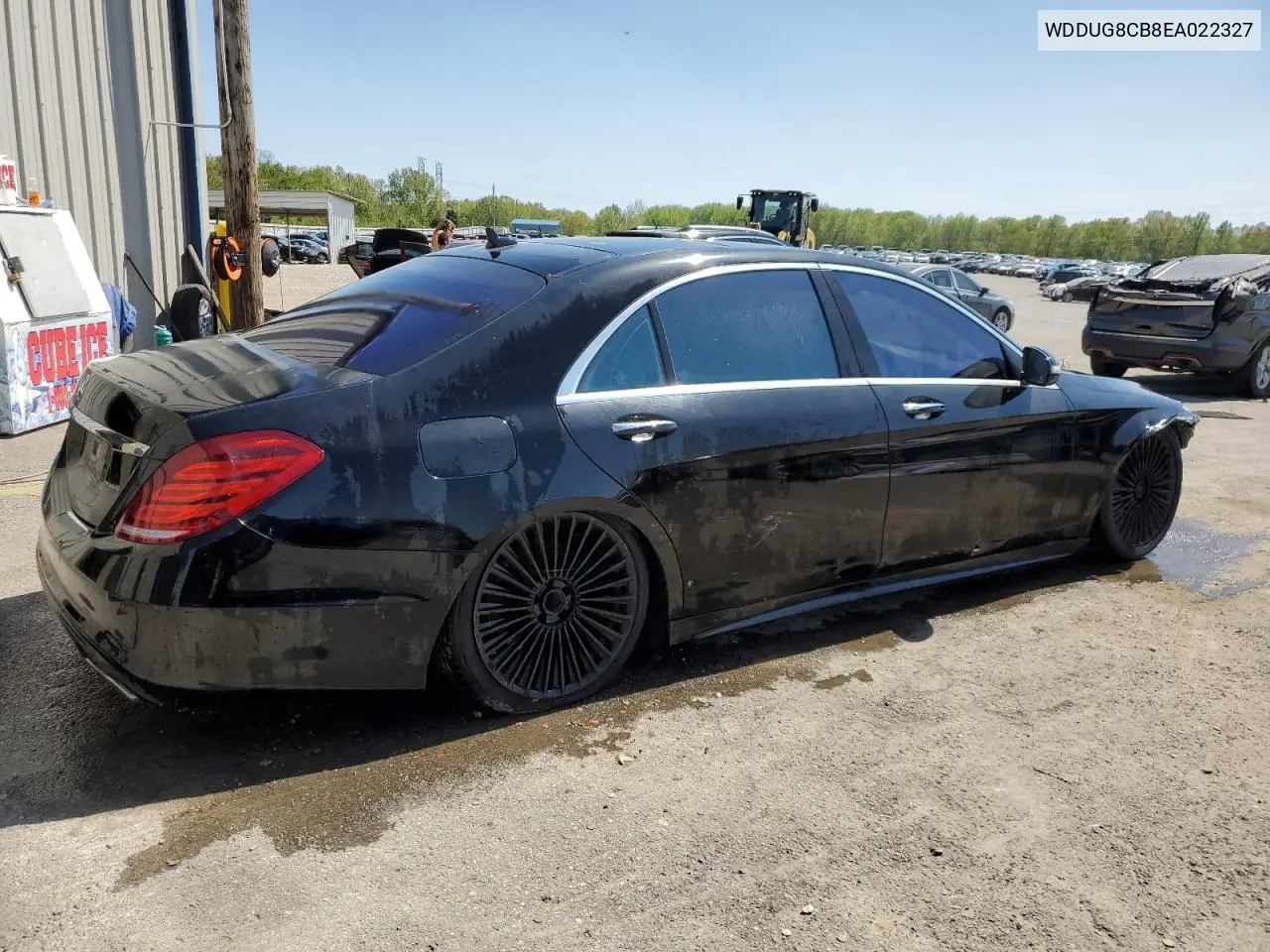 2014 Mercedes-Benz S 550 VIN: WDDUG8CB8EA022327 Lot: 52543235