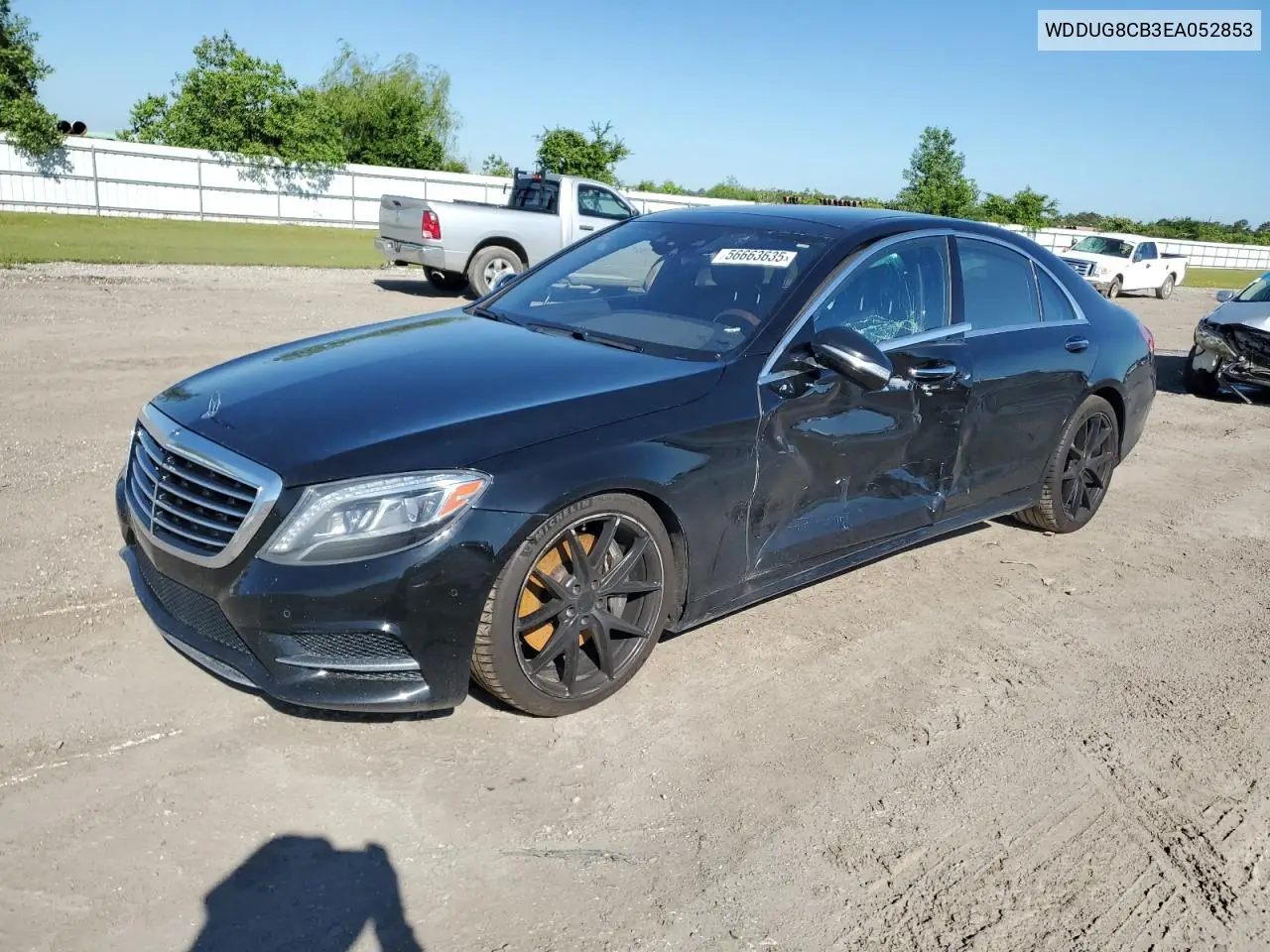2014 Mercedes-Benz S 550 VIN: WDDUG8CB3EA052853 Lot: 56663635