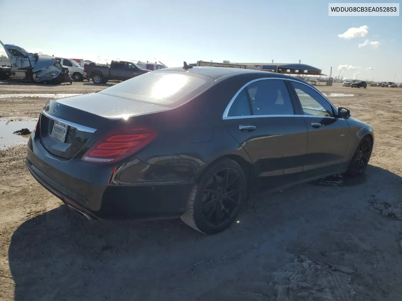 2014 Mercedes-Benz S 550 VIN: WDDUG8CB3EA052853 Lot: 56663635