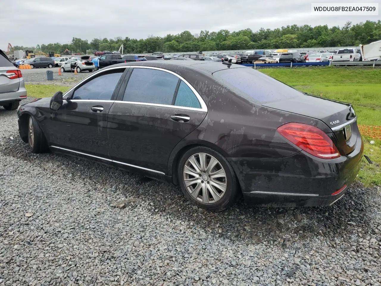 2014 Mercedes-Benz S 550 4Matic VIN: WDDUG8FB2EA047509 Lot: 60027405