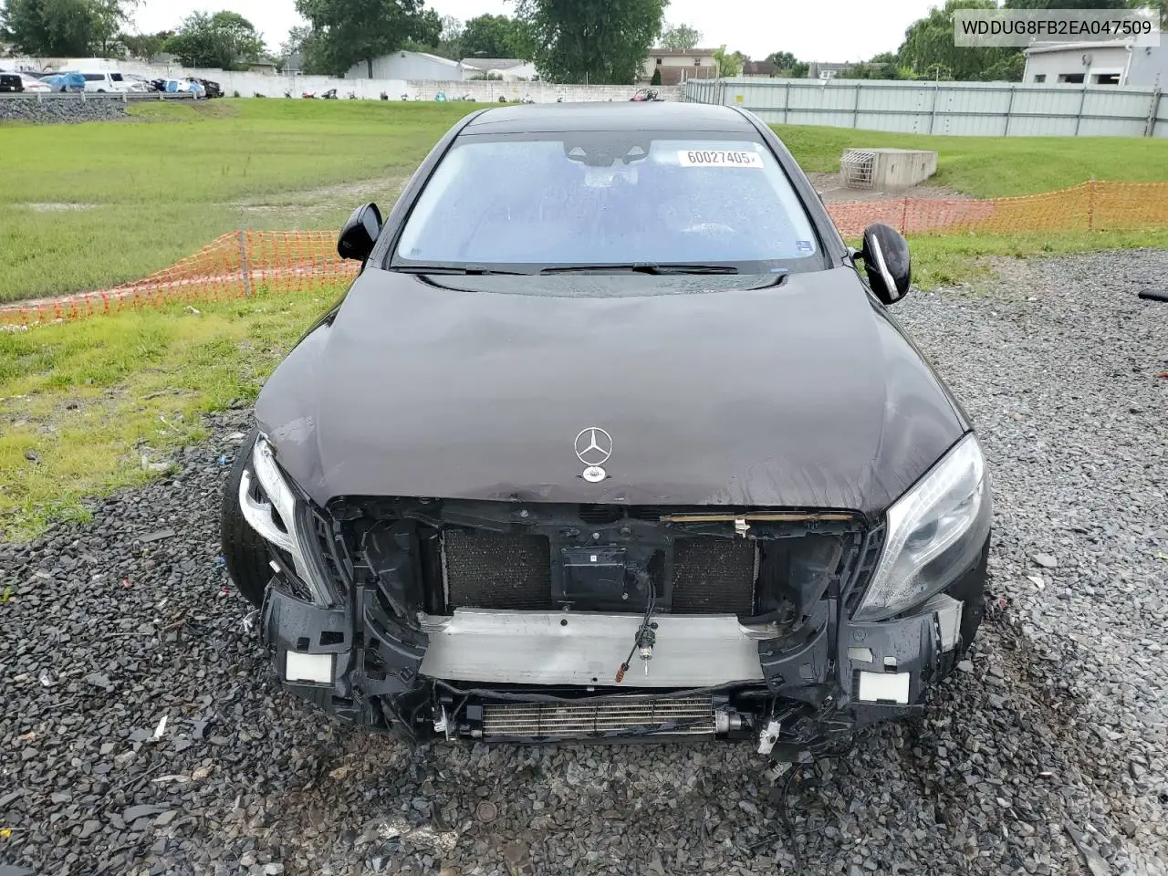 2014 Mercedes-Benz S 550 4Matic VIN: WDDUG8FB2EA047509 Lot: 60027405
