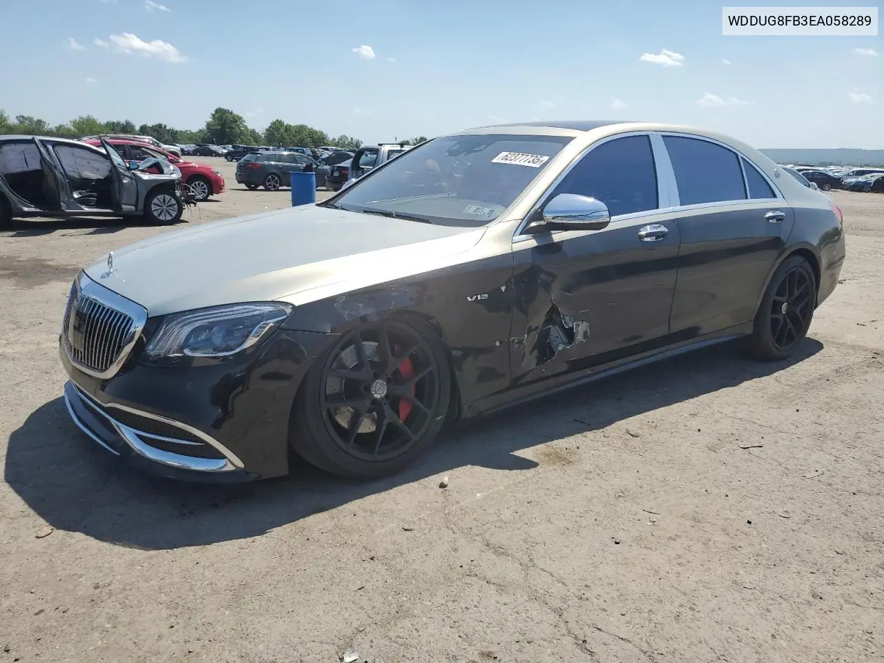 2014 Mercedes-Benz S 550 4Matic VIN: WDDUG8FB3EA058289 Lot: 62377735