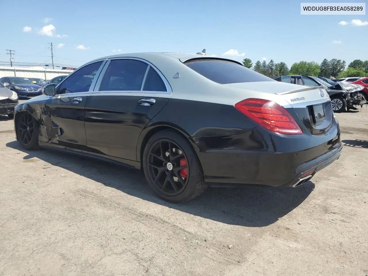 2014 Mercedes-Benz S 550 4Matic VIN: WDDUG8FB3EA058289 Lot: 62377735