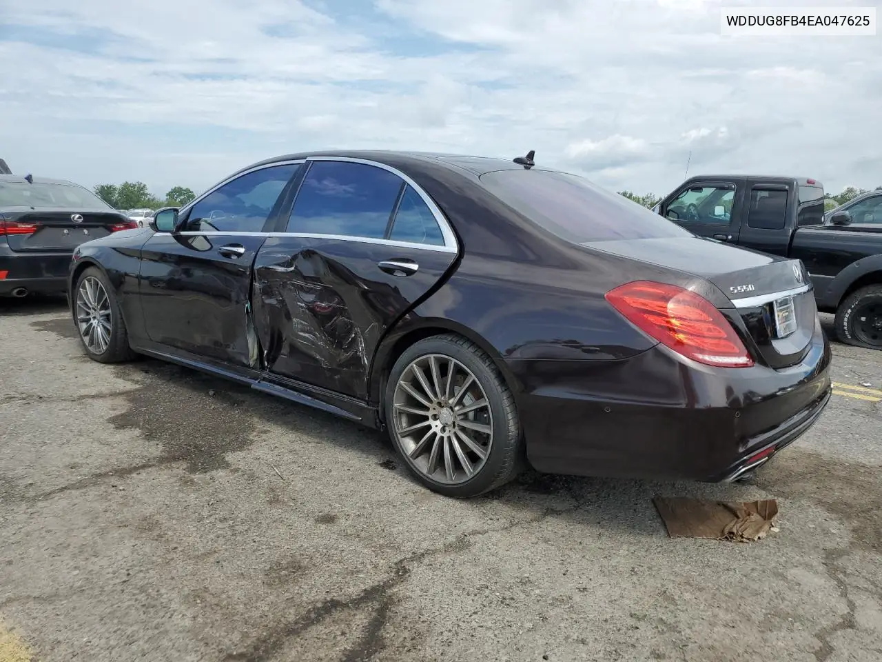 2014 Mercedes-Benz S 550 4Matic VIN: WDDUG8FB4EA047625 Lot: 63053625