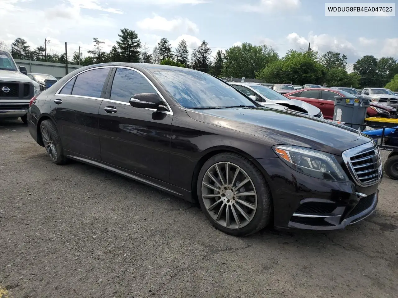 2014 Mercedes-Benz S 550 4Matic VIN: WDDUG8FB4EA047625 Lot: 63053625