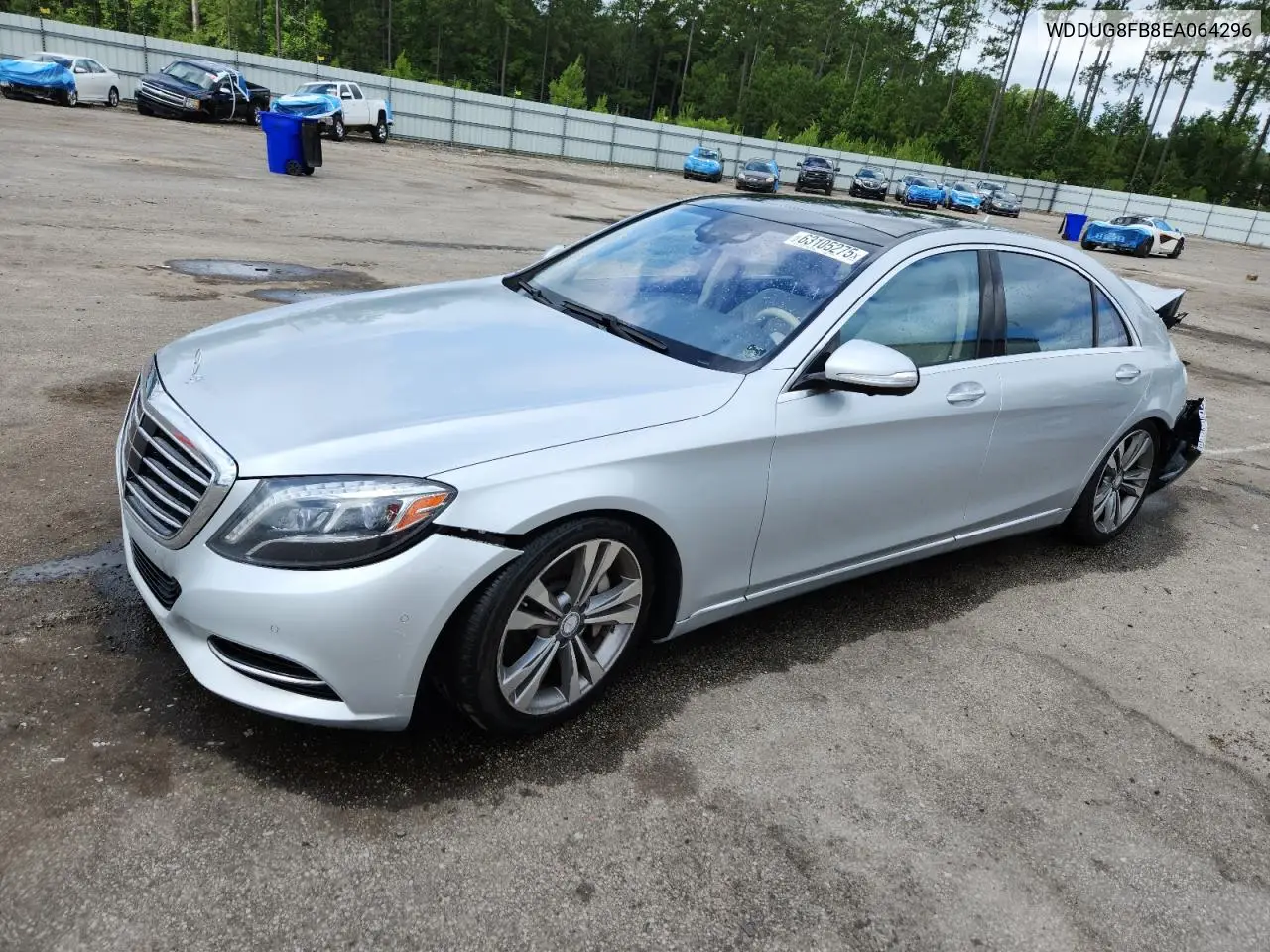 2014 Mercedes-Benz S 550 4Matic VIN: WDDUG8FB8EA064296 Lot: 63105275