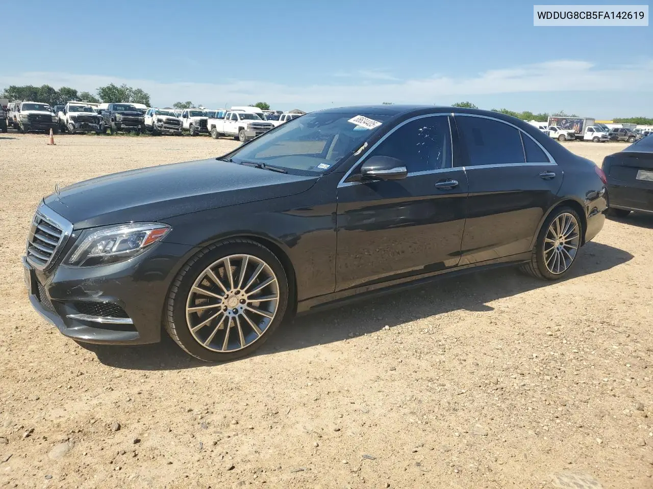 2015 Mercedes-Benz S 550 VIN: WDDUG8CB5FA142619 Lot: 56634405