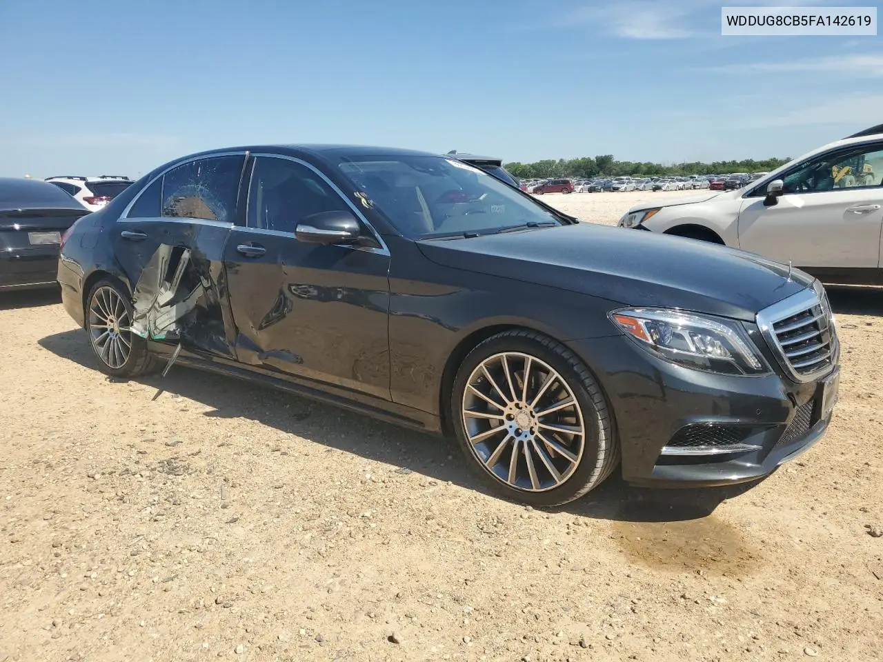 2015 Mercedes-Benz S 550 VIN: WDDUG8CB5FA142619 Lot: 56634405