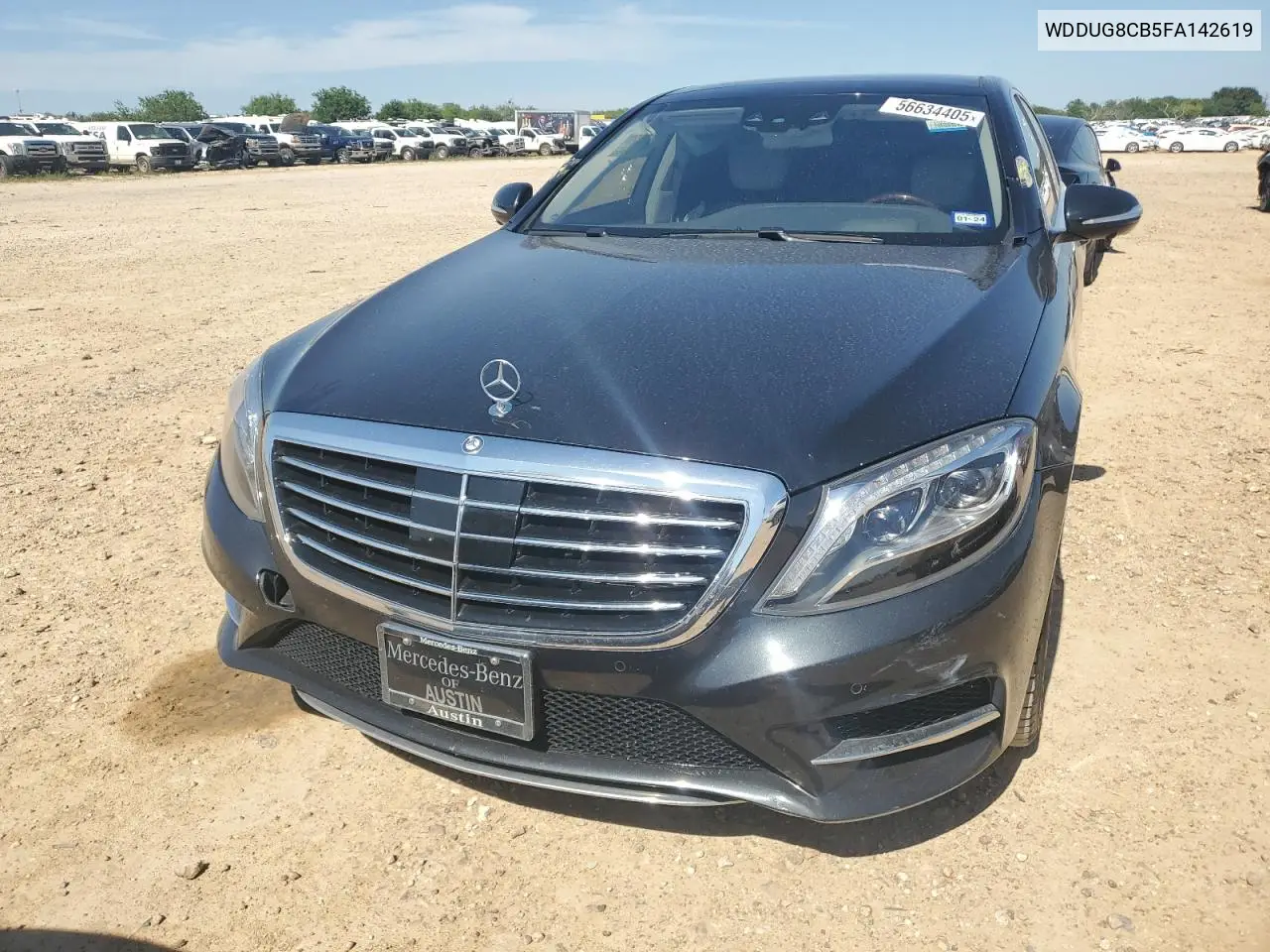 2015 Mercedes-Benz S 550 VIN: WDDUG8CB5FA142619 Lot: 56634405