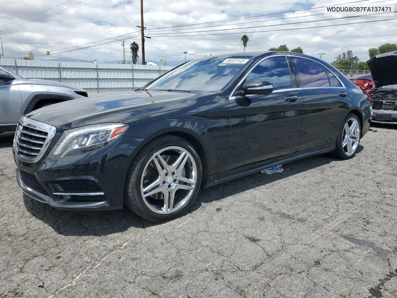 2015 Mercedes-Benz S 550 VIN: WDDUG8CB7FA137471 Lot: 56973145