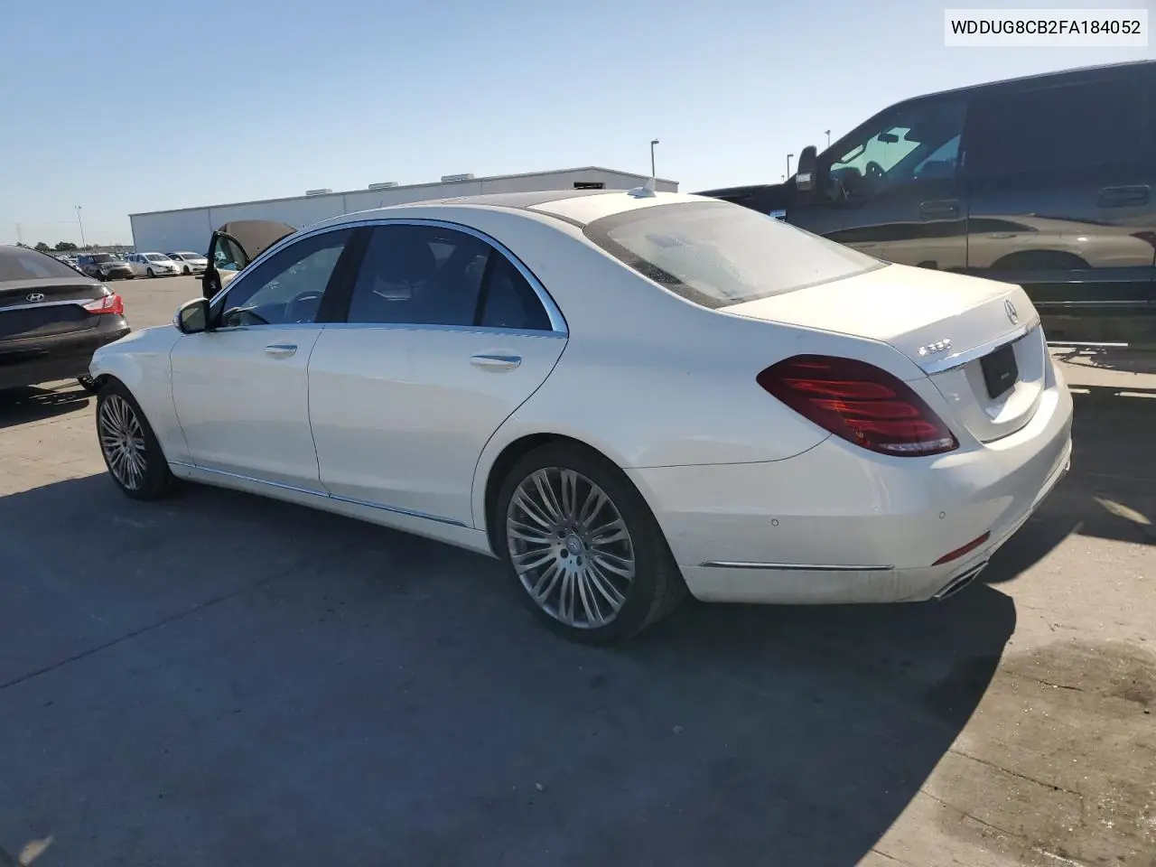 2015 Mercedes-Benz S 550 VIN: WDDUG8CB2FA184052 Lot: 57092335