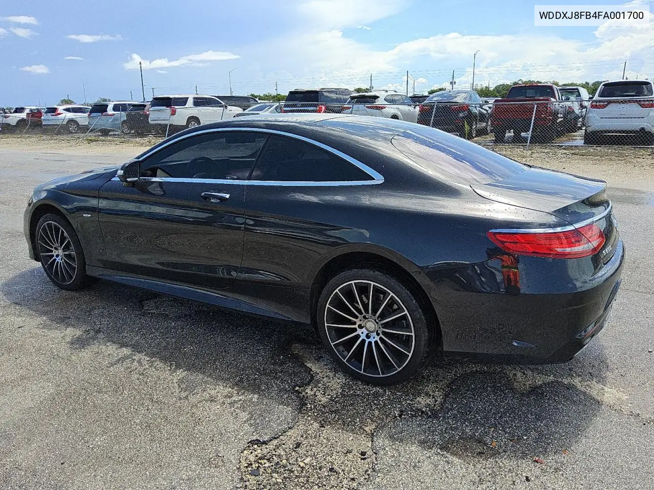 2015 Mercedes-Benz S 550 VIN: WDDXJ8FB4FA001700 Lot: 61138325