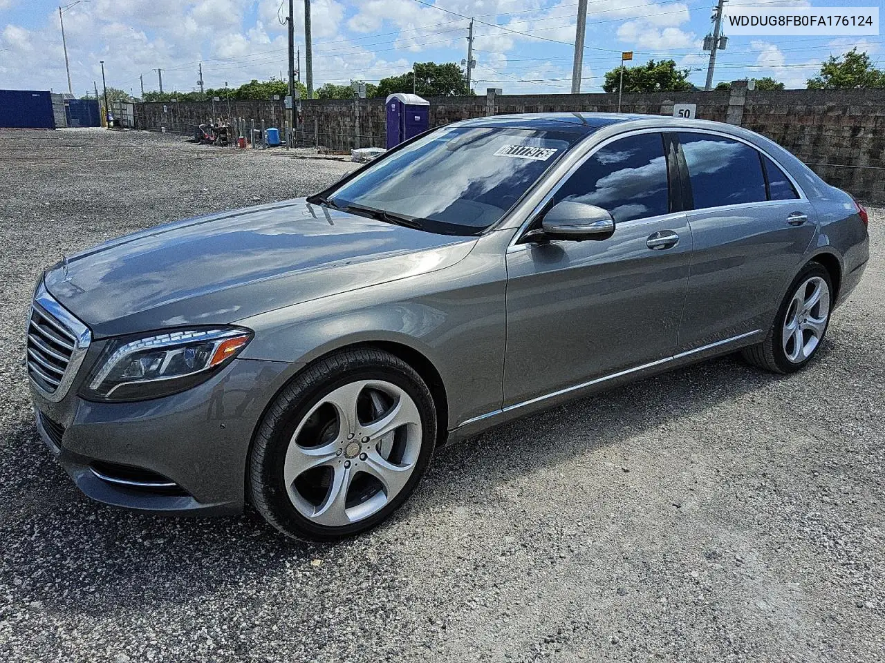 2015 Mercedes-Benz S 550 4Matic VIN: WDDUG8FB0FA176124 Lot: 61177975
