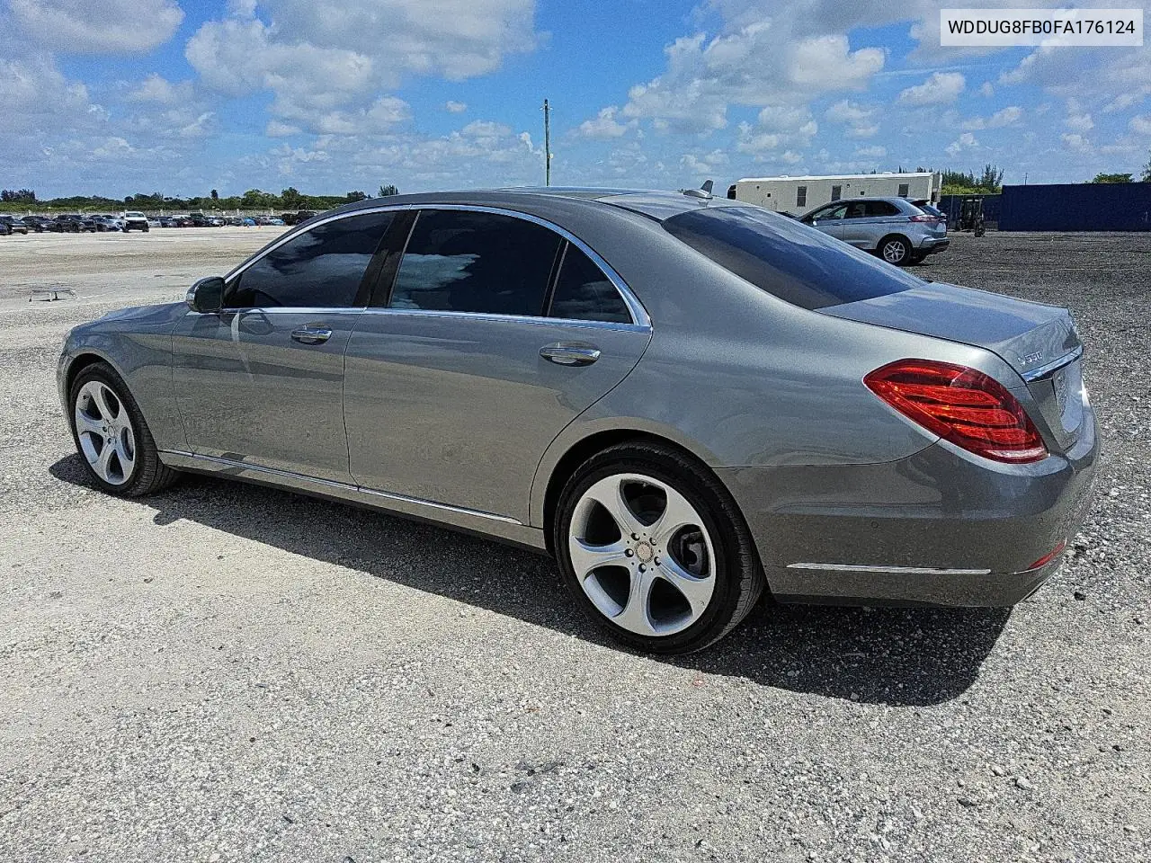 2015 Mercedes-Benz S 550 4Matic VIN: WDDUG8FB0FA176124 Lot: 61177975