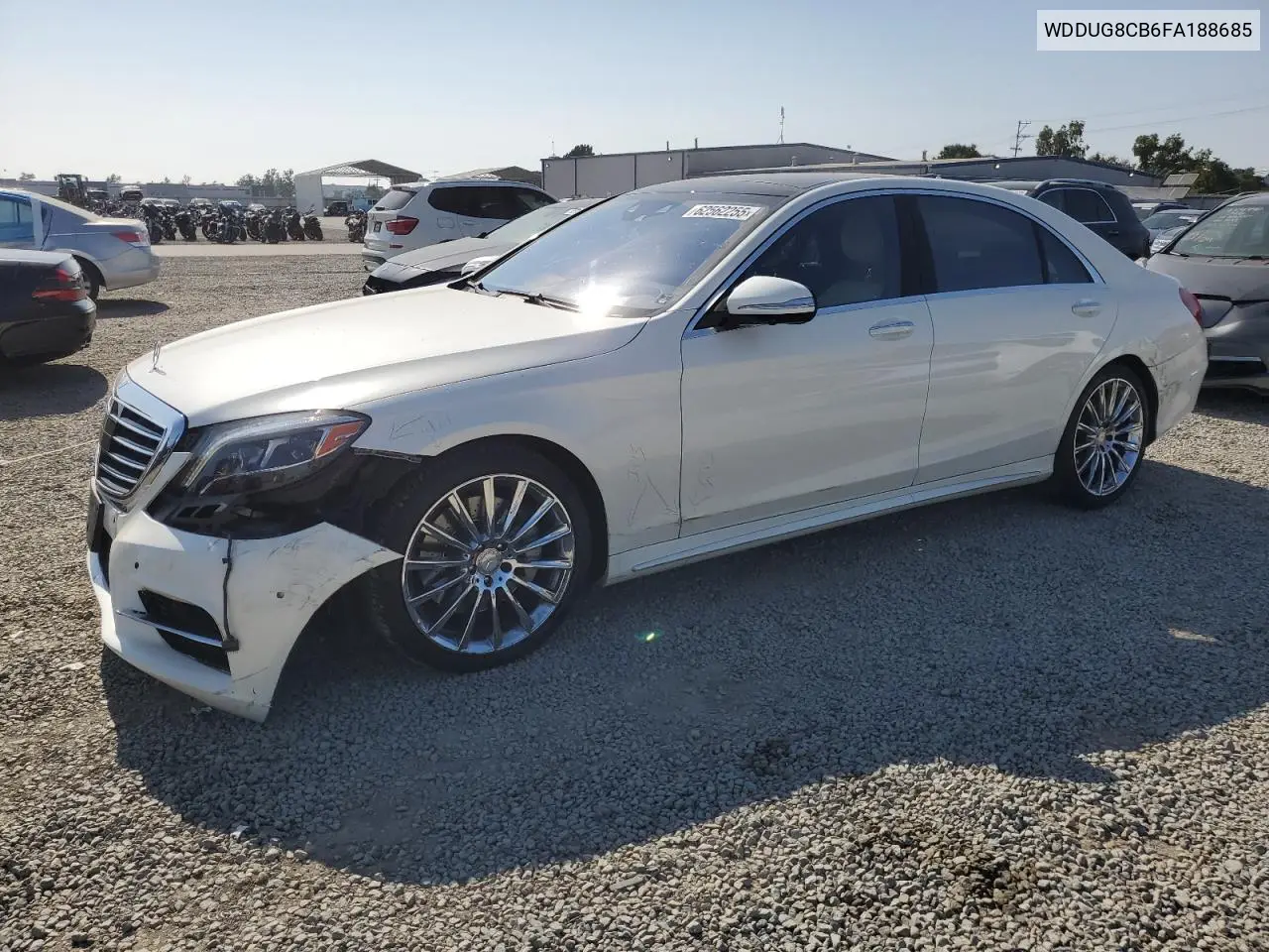 2015 Mercedes-Benz S 550 VIN: WDDUG8CB6FA188685 Lot: 62562255