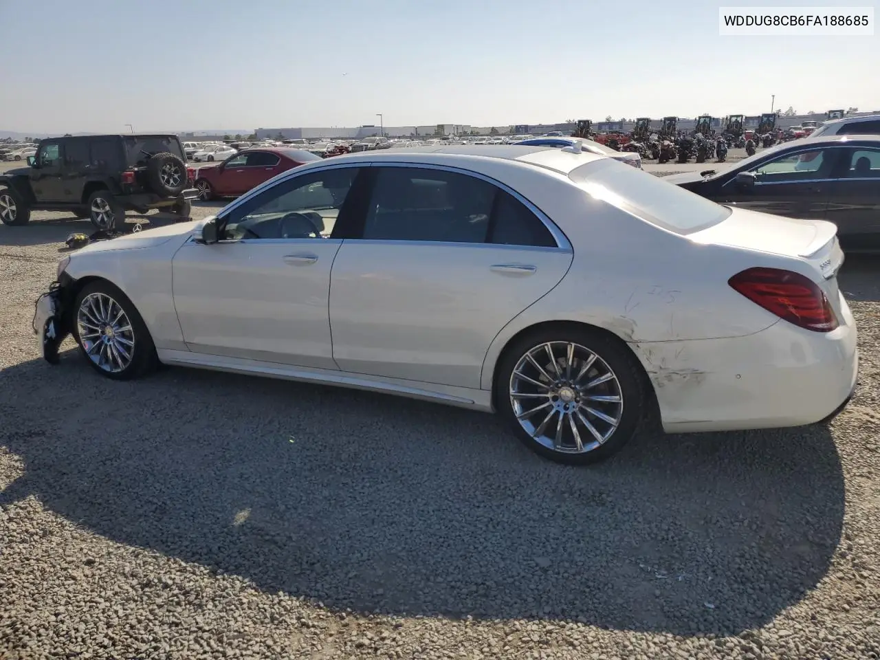 2015 Mercedes-Benz S 550 VIN: WDDUG8CB6FA188685 Lot: 62562255