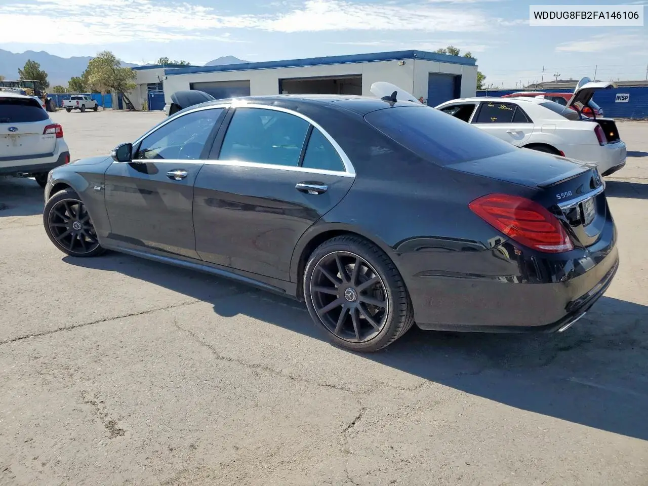 2015 Mercedes-Benz S 550 4Matic VIN: WDDUG8FB2FA146106 Lot: 62924545
