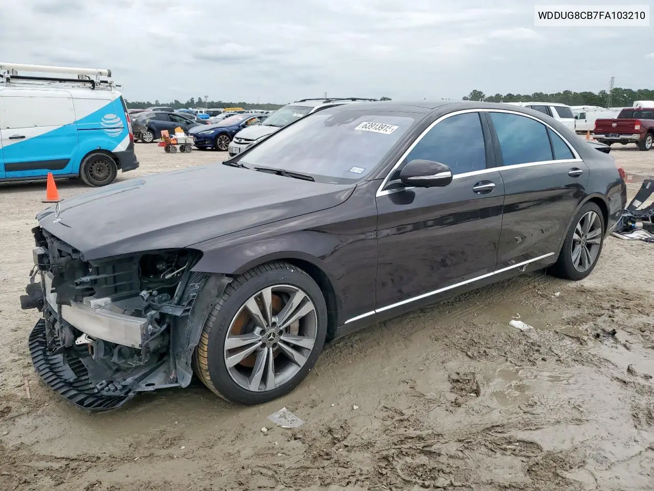2015 Mercedes-Benz S 550 VIN: WDDUG8CB7FA103210 Lot: 63913915