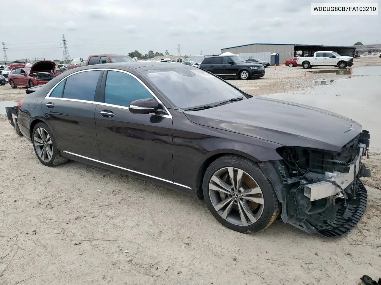 2015 Mercedes-Benz S 550 VIN: WDDUG8CB7FA103210 Lot: 63913915