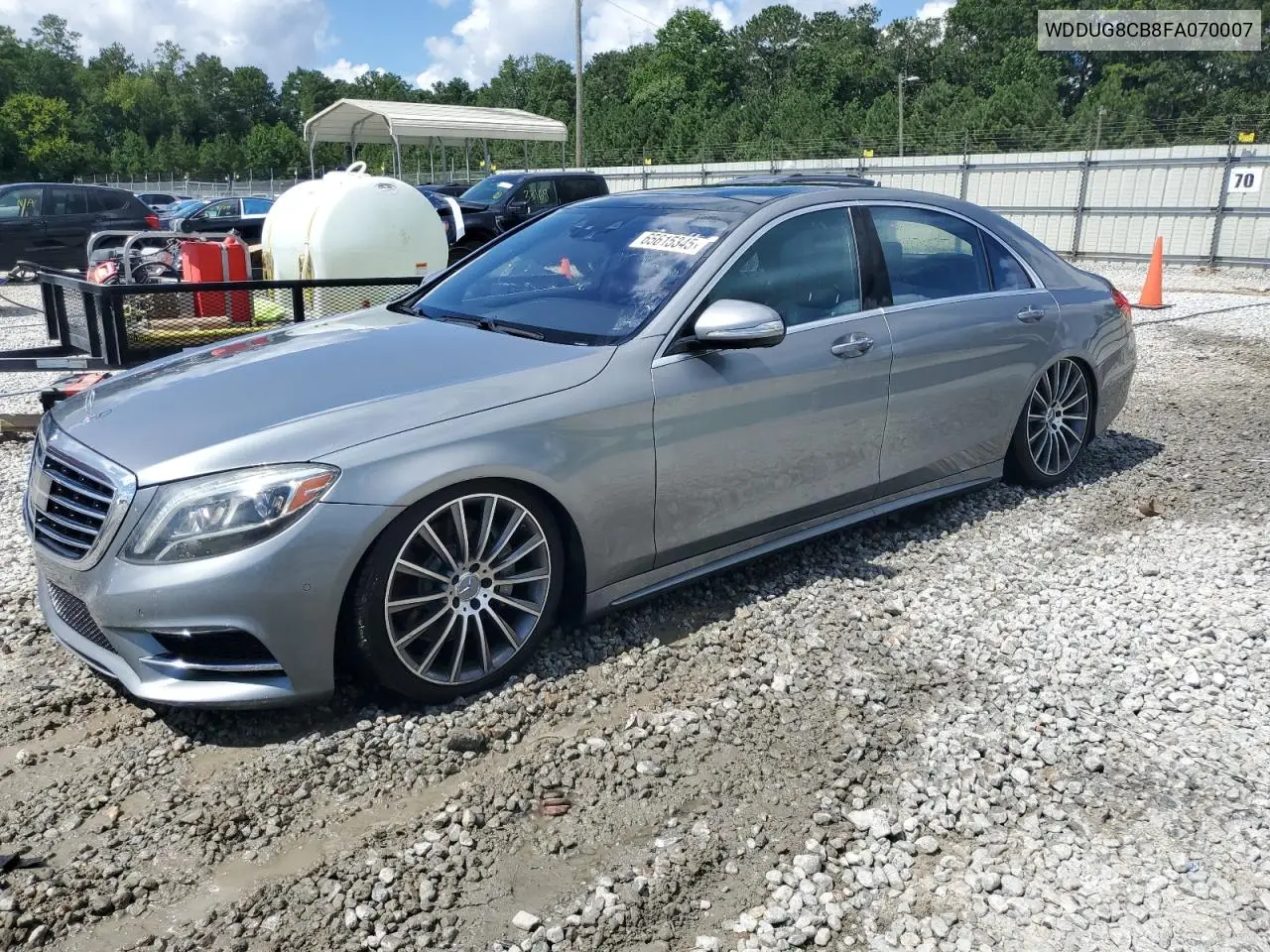 2015 Mercedes-Benz S 550 VIN: WDDUG8CB8FA070007 Lot: 65615345