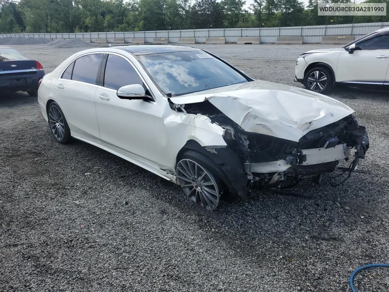 2016 Mercedes-Benz S 550 VIN: WDDUG8CB3GA281990 Lot: 55293385