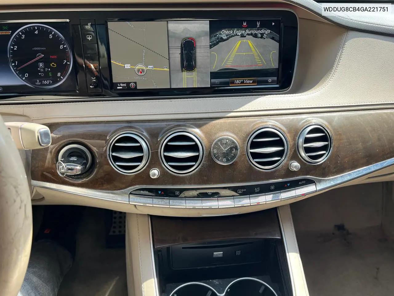 2016 Mercedes-Benz S 550 VIN: WDDUG8CB4GA221751 Lot: 57178055