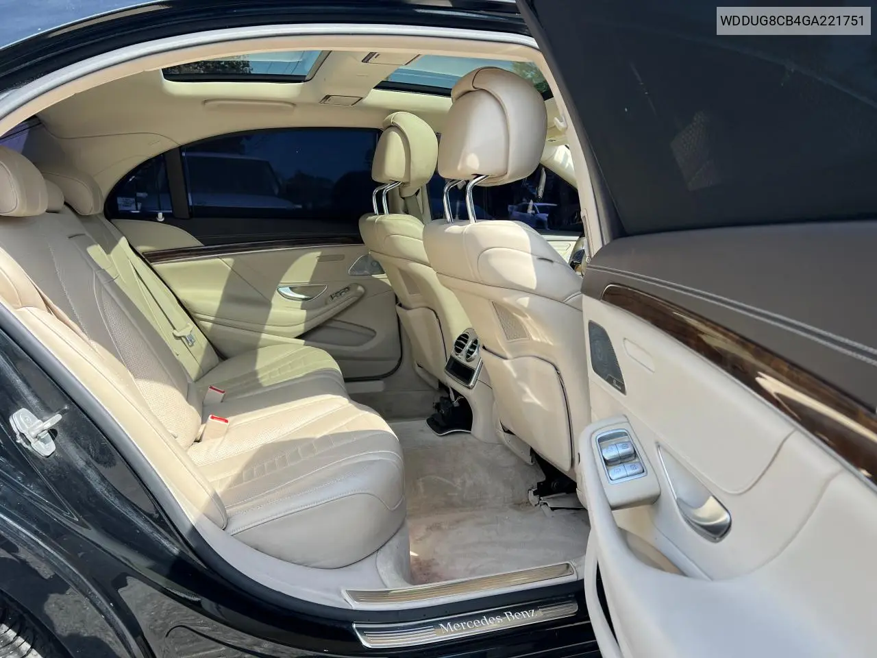 2016 Mercedes-Benz S 550 VIN: WDDUG8CB4GA221751 Lot: 57178055