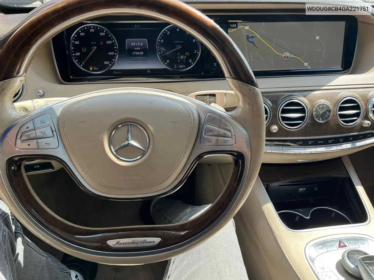 2016 Mercedes-Benz S 550 VIN: WDDUG8CB4GA221751 Lot: 57178055