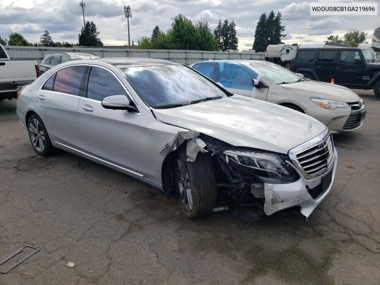 2016 Mercedes-Benz S 550 VIN: WDDUG8CB1GA219696 Lot: 61934225