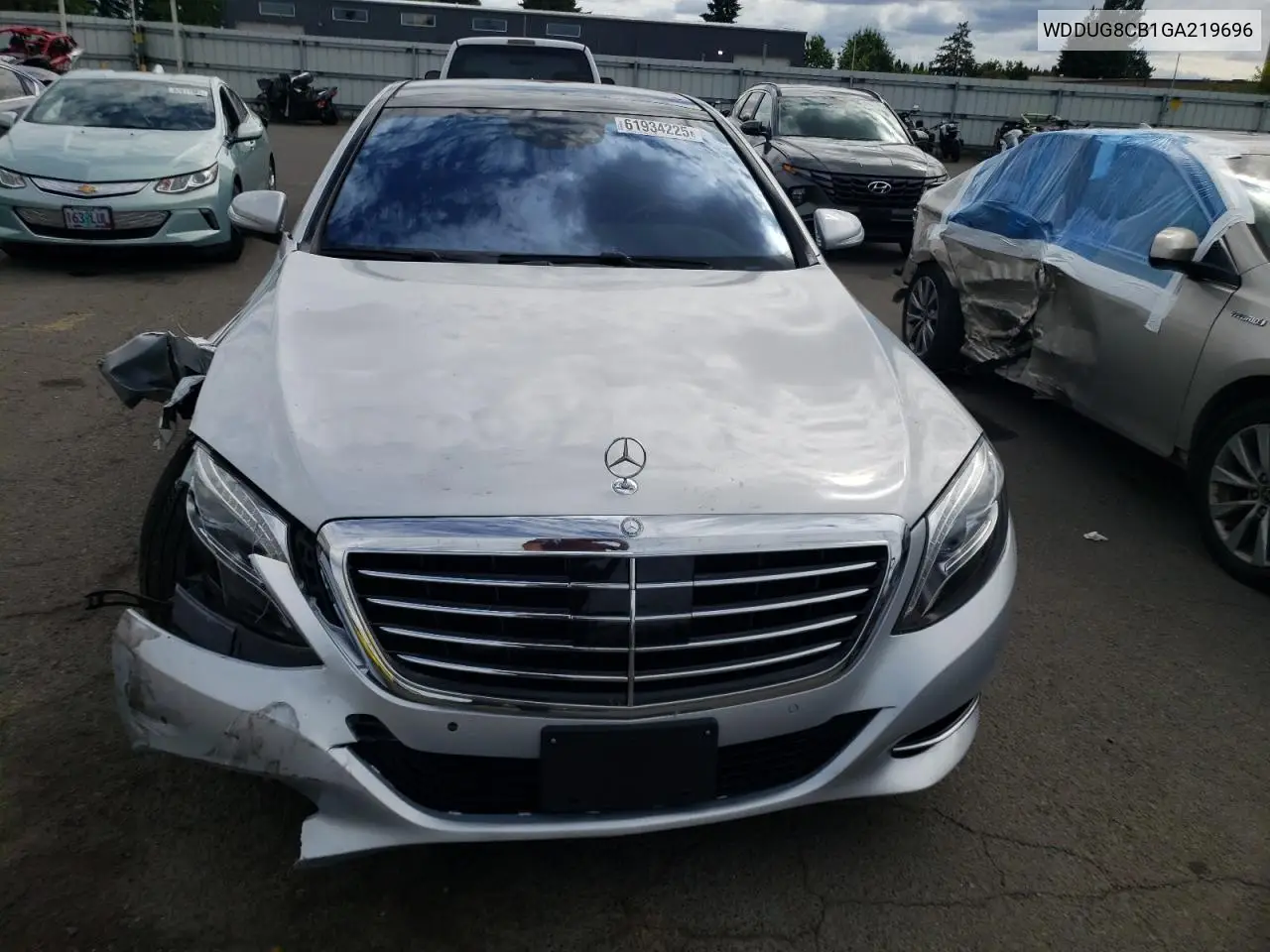 2016 Mercedes-Benz S 550 VIN: WDDUG8CB1GA219696 Lot: 61934225