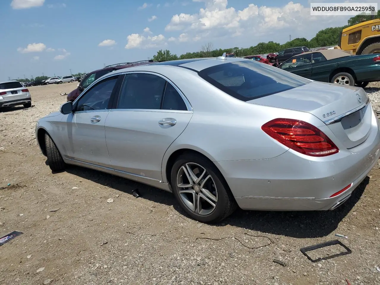 2016 Mercedes-Benz S 550 4Matic VIN: WDDUG8FB9GA225953 Lot: 61985035