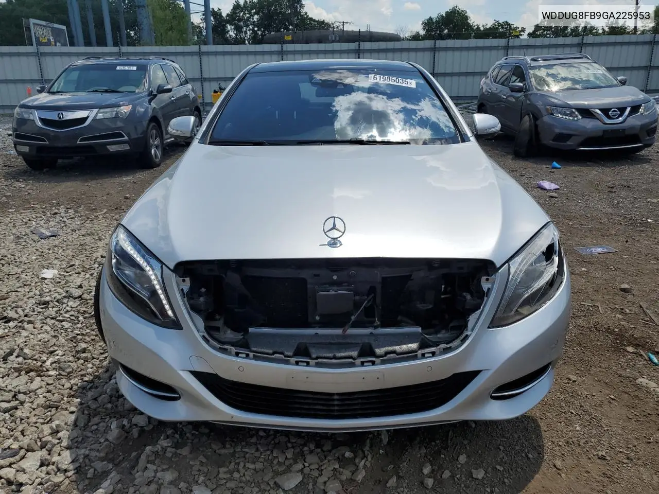 2016 Mercedes-Benz S 550 4Matic VIN: WDDUG8FB9GA225953 Lot: 61985035