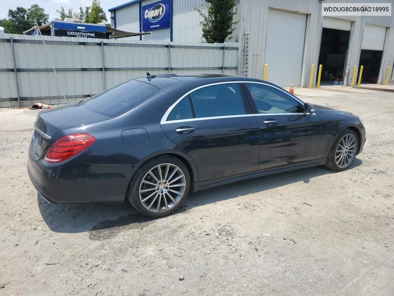2016 Mercedes-Benz S 550 VIN: WDDUG8CB6GA218995 Lot: 62047885