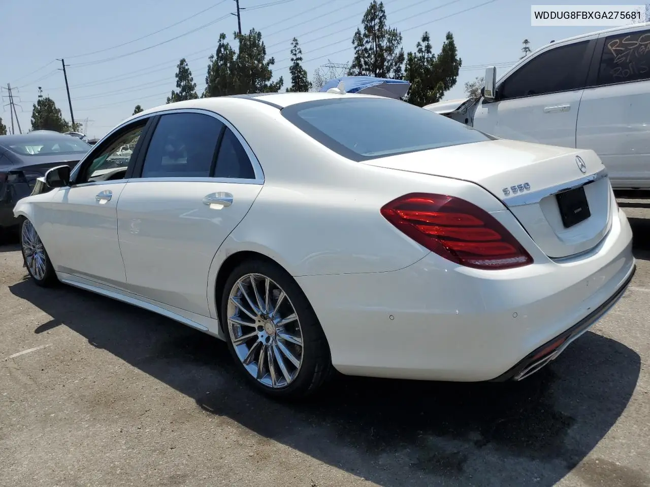 2016 Mercedes-Benz S 550 4Matic VIN: WDDUG8FBXGA275681 Lot: 62594235