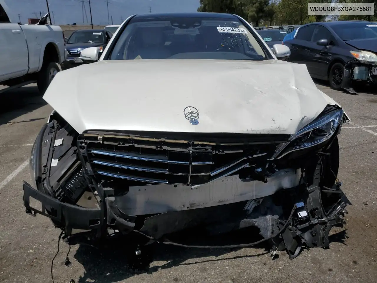 2016 Mercedes-Benz S 550 4Matic VIN: WDDUG8FBXGA275681 Lot: 62594235