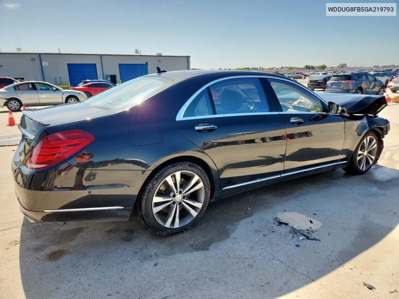 2016 Mercedes-Benz S 550 4Matic VIN: WDDUG8FB5GA219793 Lot: 64458255