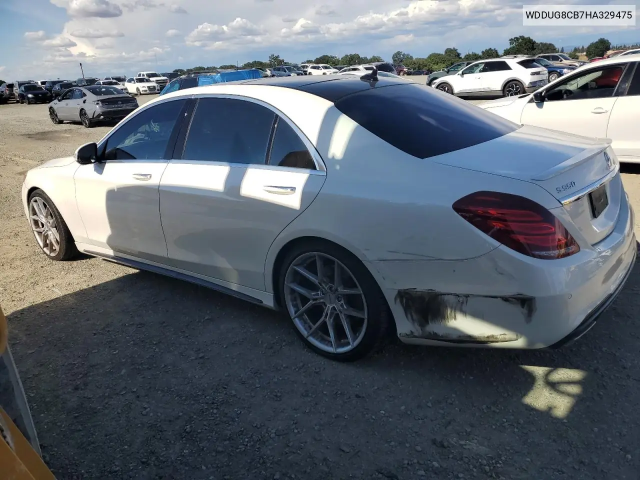 2017 Mercedes-Benz S 550 VIN: WDDUG8CB7HA329475 Lot: 56756025