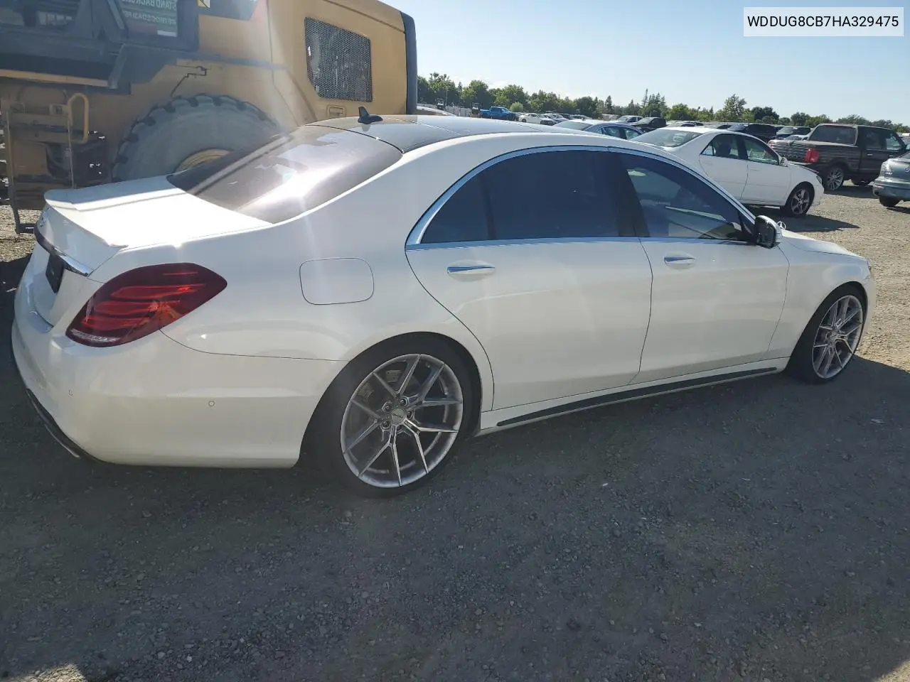 2017 Mercedes-Benz S 550 VIN: WDDUG8CB7HA329475 Lot: 56756025