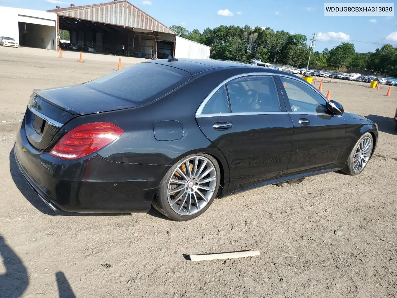 2017 Mercedes-Benz S 550 VIN: WDDUG8CBXHA313030 Lot: 56876485