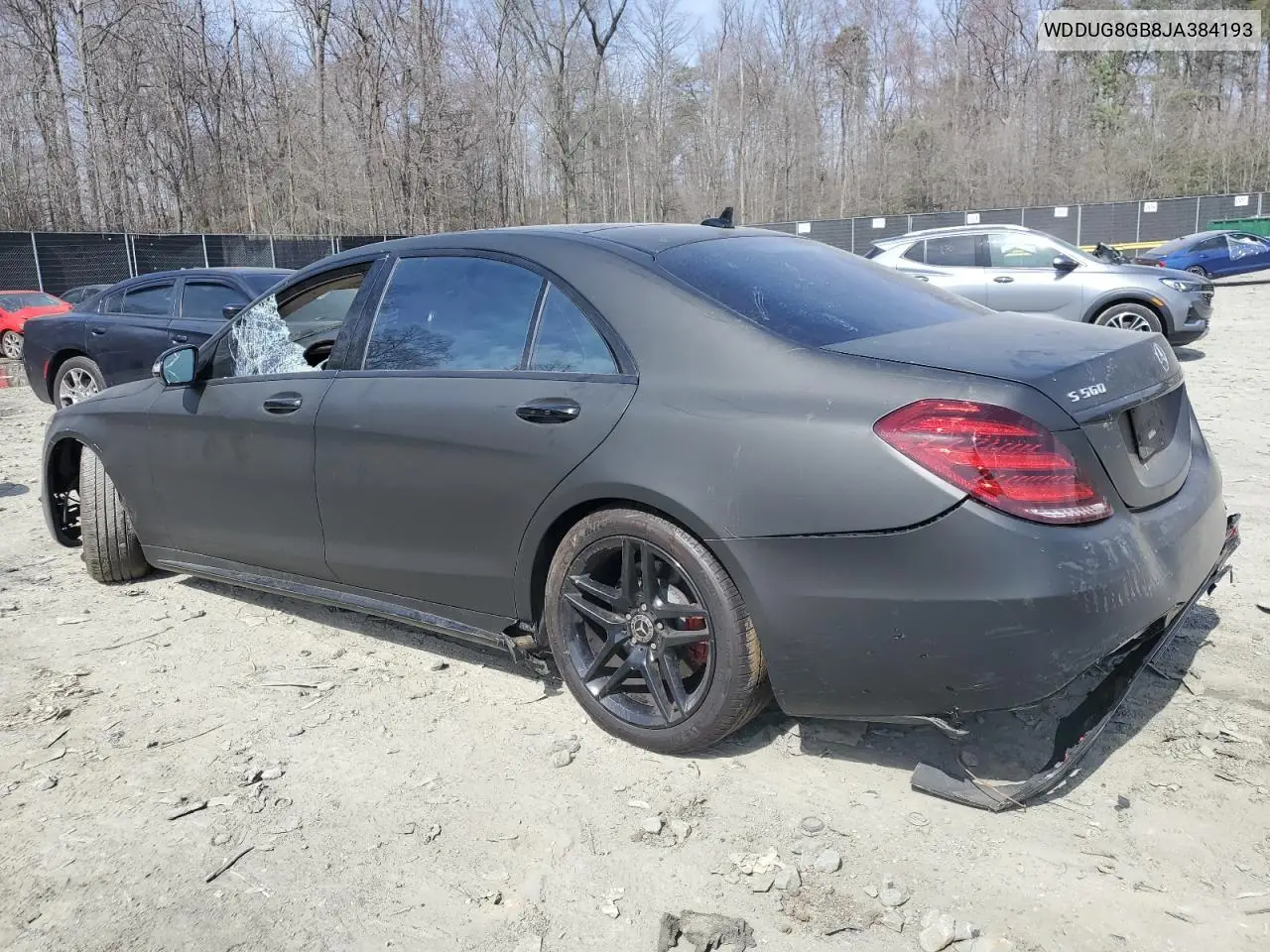 2018 Mercedes-Benz S 560 4Matic VIN: WDDUG8GB8JA384193 Lot: 49703435